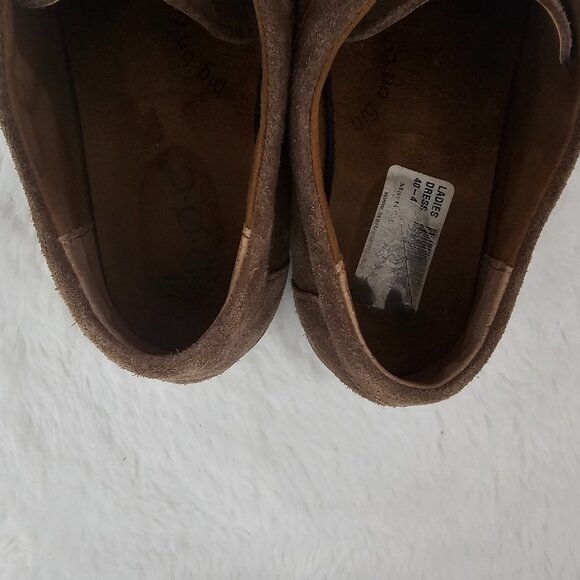 BOC Brown Suede Lace Brogues Grunge Gorp Retro Preppy Casual 8.5 - Picture 8 of 10